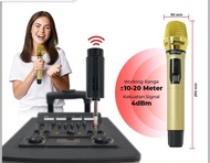 Mic Wireless Single MKF-01 Microphone Single Mic Karaoke