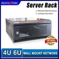 4U / 6U / 9U CCTV RACK 4U WALL MOUNT SERVER RACK (perforated door)500(W)X400(D)X265(H)MM  ✔4U RACK ✔