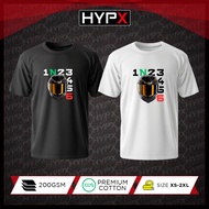 HYPX Graphic TShirt [BIKE SERIES] 1N23456 -100% Cotton- Baju T Anti-Bac & Odor Tee Shirt Lelaki