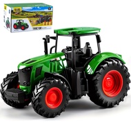 Tractor Toy, Realistic Farm Vehicle Toy Push And Go Truck Car Tractor Toy for Halloween An