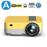 AUN Z6 Portable Cinema Home Theater 3D LED Mini Video Projector Smartphone TV Laser Beamer For Full HD 1080P 4K Cinema