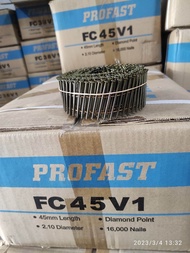 Paku tembak Palet 45mm polos coil nailer 45 mm harga 1 dus isi 40 rol / 16.000 pcs paku tembak rambo