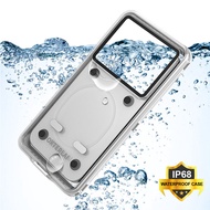 IP68เคสโทรศัพท์กันน้ำสำหรับ Iphone 11 12 13 14 Pro Max Swinmming ดำน้ำ Clear Full Protection Cover