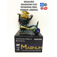 4077 MAGURO MAGNUM EVO SPINNING LIGHT JIG REEL 3000HG 4000HG