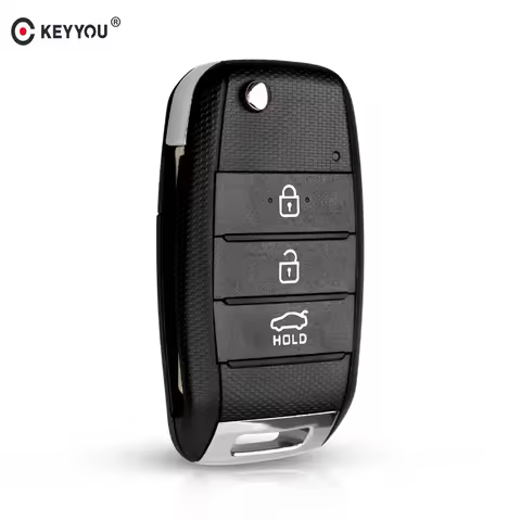 KEYYOU Replacement 3 Buttons For Kia KIA K2 K3 K5 Carens Cerato Forte Car Fob Cover Housing Remote K