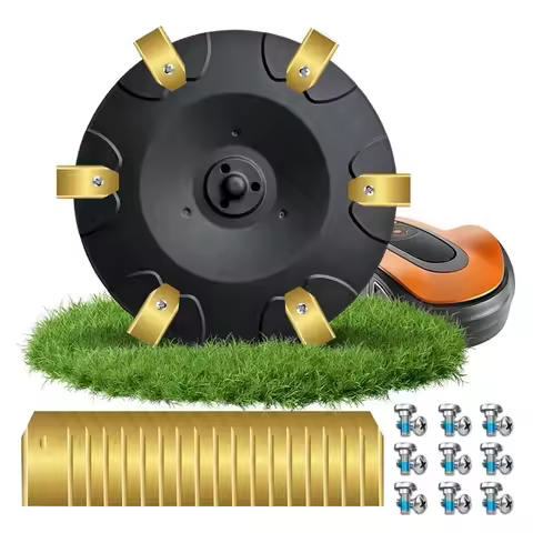 RABIT AS59~ For Gardena Sileno Life For Gardena Sileno+ Flymo Easi Life 6-Blade Disc Replacement Kit