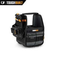 One Set TOUGHBUILT 8-Inch ClipTech Tool Tote, 31 Pockets And Loops, Rivet-Reinforced, With Pouch And
