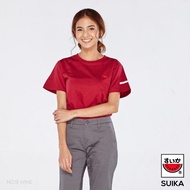 แตงโม (SUIKA) - เสื้อแตงโม คอวี คอกลม ORIGINAL T-SHIRTS สี 09.WINE