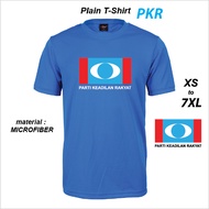 Parti Keadilan Rakyat PKR Round Neck Microfiber Tshirt Short Sleeve
