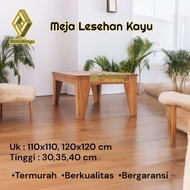 Coffee table 110x110 / 120x120 cm wooden floor table coffee table laptop computer table