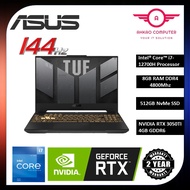 Asus TUF F15 FX507Z-EHN055W 15.6" FHD 144Hz Gaming Laptop Mecha Gray  ( I7-12700H, 8GB, 512GB SSD, R