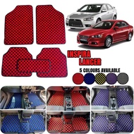 PROTON INSPIRA / LANCER CARPET 5pcs(set) Thai Style Carpet Floor Car Mat Checkmate Dadu Dice