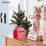 [Predolo3] Santa Mailbox Christmas Decorations Christmas Letter Box Retro Postbox