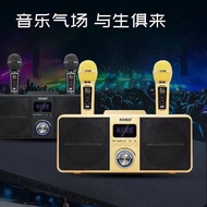 SD309 All-in-One Connect TV Mobile Phone Singing KTV Wireless Microphone Bluetooth Speaker