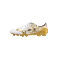 MIZUNO Alpha α Select 男裝草地足球鞋 - 白 x 金色