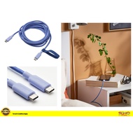 IKEA-LILLHULT USB-C to USB-C, lilac, 3.0 m