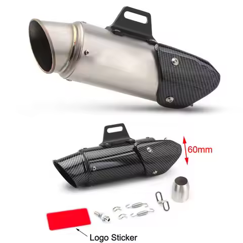 Motorcycle Exhaust sc Muffler Escape Moto Pipe DB Killer GP-project Dirt Pit Bike Scooter PCX 125 MT