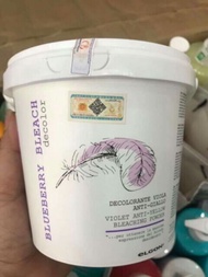 [HCM]ELGON DE-COLOR BLUEBERRY BLEACH ANTI YELLOW BỘT TẨY KHỬ ÁNH VÀNG 500ML (TÍM)
