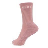Bahe Womens Studio Grippy Crew Socks(Mauve)- Sports Direct One Size