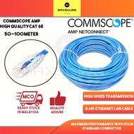 [Maxshure] COMMSCOPE 25 ~ 100 Meter Internet Lan Network Cable 1000mpbs RJ45 CAT 6 UTP INTERLINK COP
