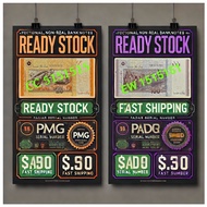 PMG 67/68 Malaysia Banknote • Radar Serial Number • RM20 CC5151515 & RM100 EW1515151 • Superb Gem Un