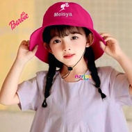Barbie Bucket Hat Embroidered with Barbie Sambon Name