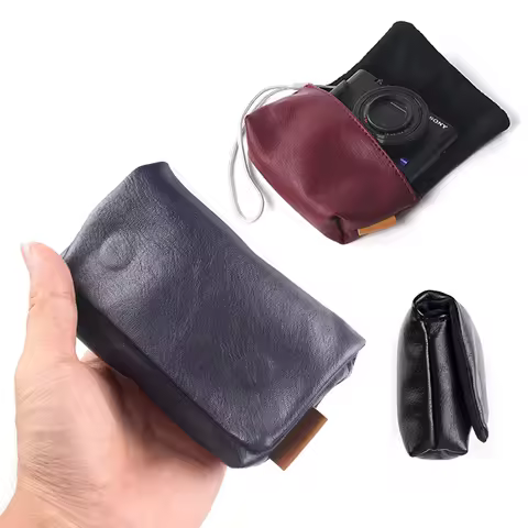 Pu leather Case Camera bag for Sony RX100 VII VI V VA M4 RX100M5A WX500 ZV1 ZV1F HX99 Ricoh GRII GRI