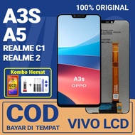 【ORIGINAL】LCD OPPO A3S / A5 / REALMEC1 / REALME2 Layar hp Touchscreen lcd oppo a3s Full Set Original