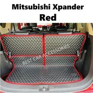 Mitsubishi XPANDER 6D Leather Rear Boot Cargo Car Floor Mats Trunk Mat Pad Leather Car 3pcs