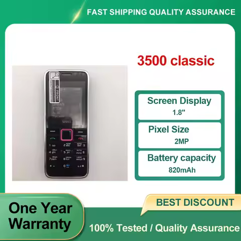 Refurbished Unlocked 3500 classic Original Bluetooth 2MP 1.8" inches Phone 2G Good Condition