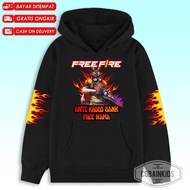 ( BISA COD ) Jaket Hoodie Anak FF FREE FIRE BUNDLE SULTAN KELINCI Unisex / Jaket Hoodie ANAK FF FRE