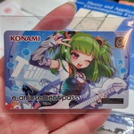 Konami 感恩節 2024 e-amusement pass 卡「beatmania IIDX 」BEMANI 春季