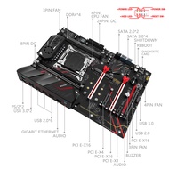 LODGG เมนบอร์ด X99เครื่องมือ Xeon ชุด V3 2011-3 E5 Xeon หน่วยความจำ DDR4 CPU 32GB 2133MHz สี่ช่อง M.2 NVME MR9A PRO