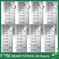 Metal Sheet Thickness Gauge, 8 Pack Stainless Steel Wire Gauge Size Inspection Tool Welding Tool Acc