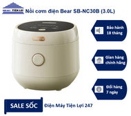 Nồi cơm điện Bear SB-NC30B (3.0L) - Điện Máy Tiện Lợi 247