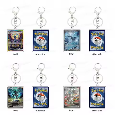 Diy Ptcg Collection Cards Sv11B W Sar Bwr Reshiram Game Card Keychain Pendant Backpack Pendant Jewel