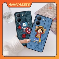 Vivo Y36 Phone Case Printed with Luffy Marvel Chibi -Trend- CASE88.