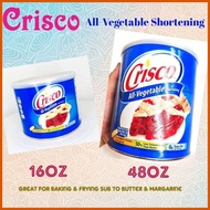 ◎ ⊙ ✩ 16oz / 48oz Crisco All Vegetable Shortening Great for Baking & Frying Gluten Free Sub for But