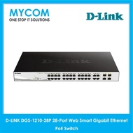 D-LINK DGS-1210-28P 28-Port Web Smart Gigabit Ethernet PoE Switch