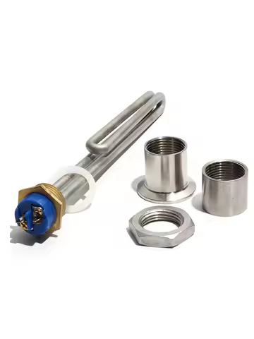 SNDHEATER G1 NPT Copper Thread 110V 220V 380V Immersion Water Heating Element 1KW-6KW Folded Tube So