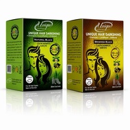 Unique Cosmetique Hair Darkening Shampoo Hair Dye [Natural Black/Brownish Black]