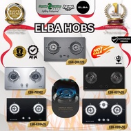 ELBA Dapur Gas Stove EGH-K8842G(BK)/8843G(BK)/8742G(BK) Glass Stove Kitchen Hob Stove Kitchen Applia