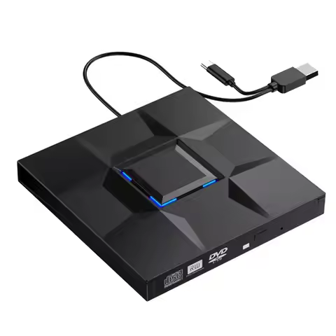N91R-External CD And DVD Player Game Burner DVD External USB 3.0 Type C CD Writer Reader For PC Lapt
