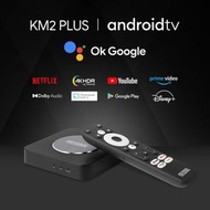 *New* Mecool Km2 Plus              2+16gb Android 11 電視作業系統，附 Google/4k/杜比全景聲認證 PC 電視盒MECOOL KM2 Plus 4K高清安卓11.0智能網絡機頂盒TV BOX Amlogic S905X2四核 2GB+16GB 美規                                                             (Netflix 4K HDR + Dolby Atmos)認證