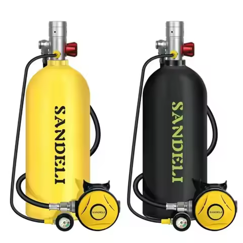 Professional 3L Scuba Diving Tank Adjustable Regulator Breathing System for Underwater Sports