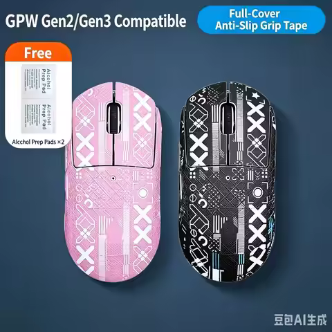 Lizard Skin Non‑Slip Mouse Grip Tape Sweat‑Absorbing Protective Skin for Logitech GPW Gen1 Gen2 G Pr