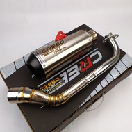(ORIGINAL) Knalpot racing CREED EXHAUST for matic yamaha Nmax old new Aerox155 Lexy Mio sporty mio m