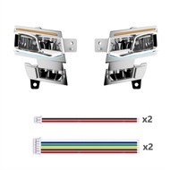 [MTKO] 770S LED 5V โคมไฟระบบไฟหน้าสำหรับ1/14 Tamiya RC รถบรรทุกสแกนเนีย SCANIA 770S 8X4 56368 56371 