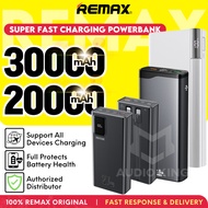 REMAX Original Fast Charging Powerbank 20000mAh With Built In Cable PD Power Bank 30000mAh AKRPP108