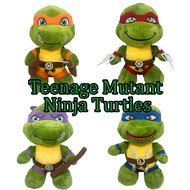 25cm TMNT Plush Toy Teenage Mutant Ninja Turtles Plush Toy Cute Anime Creative Doll Presents for Gir